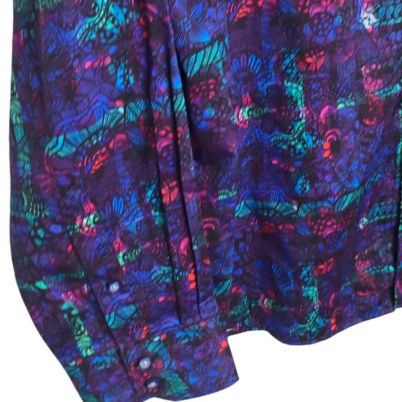 Robert Graham Shirt Mens 2XL Multi Hardrock Classic Fit Button Front Abstract - Picture 15 of 16